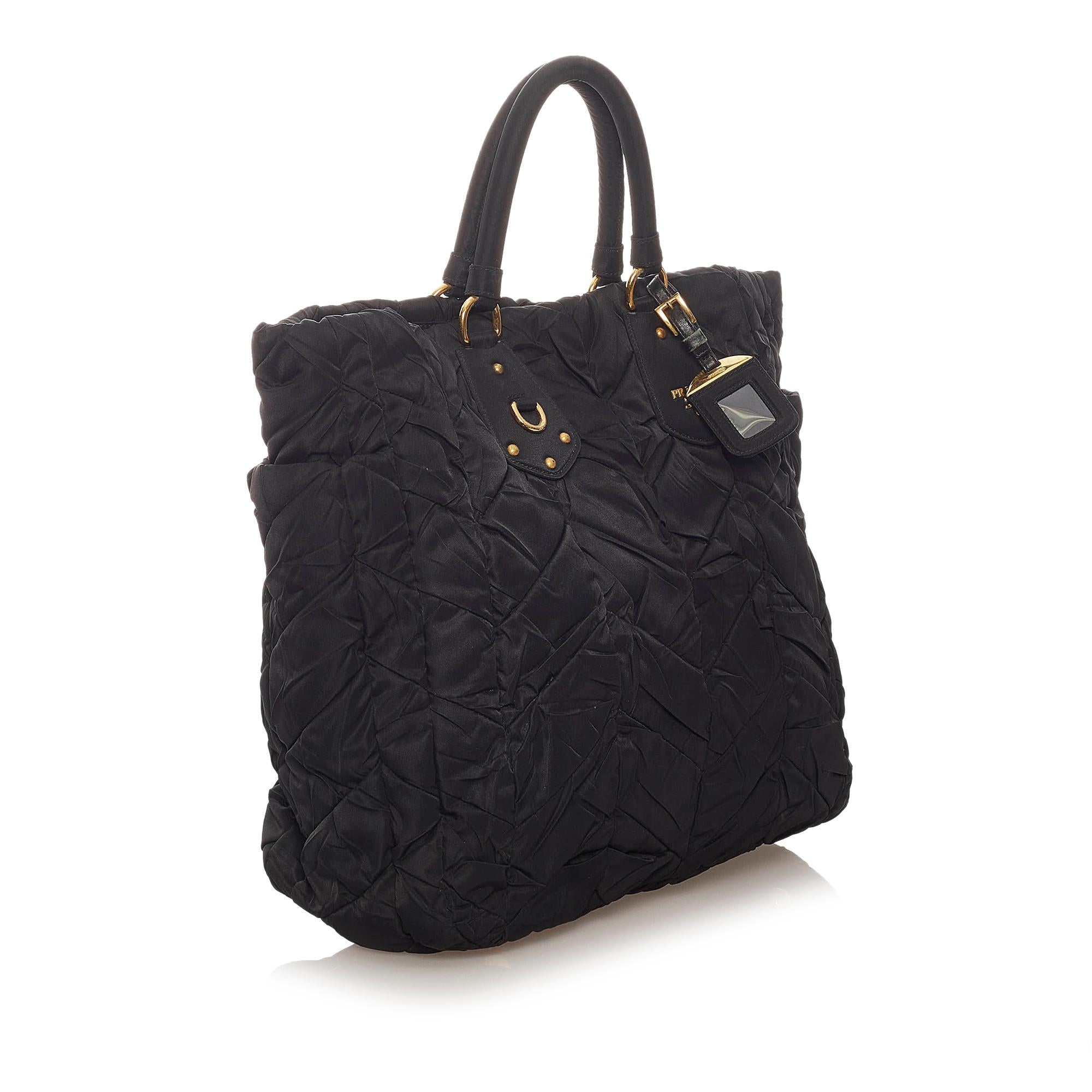 Prada Tessuto Gaufre Satchel (SHG-27685)