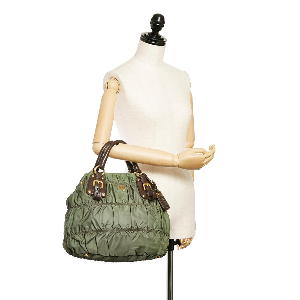 Prada Tessuto Gaufre Tote Bag (SHG-27629)
