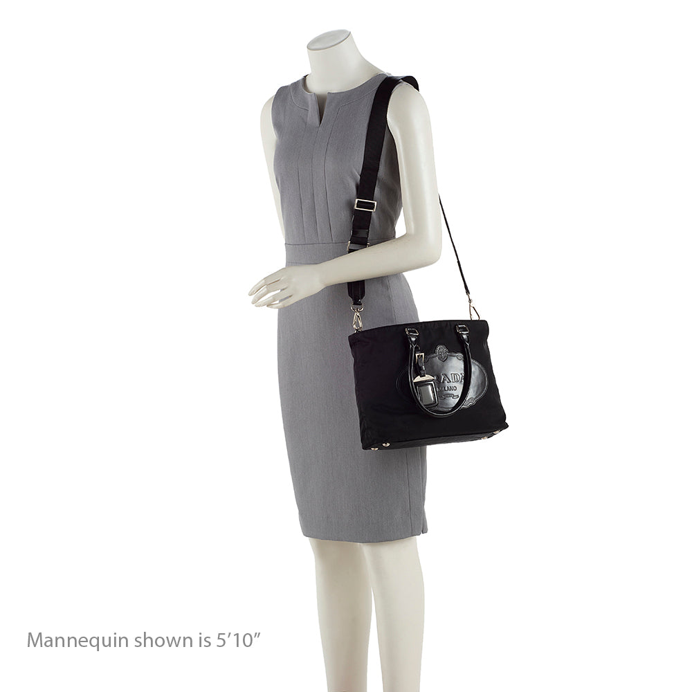Prada Tessuto Logo Tote (SHF-18272)