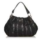 Prada Tessuto Nappa Waves Hobo Bag (SHG-24967)