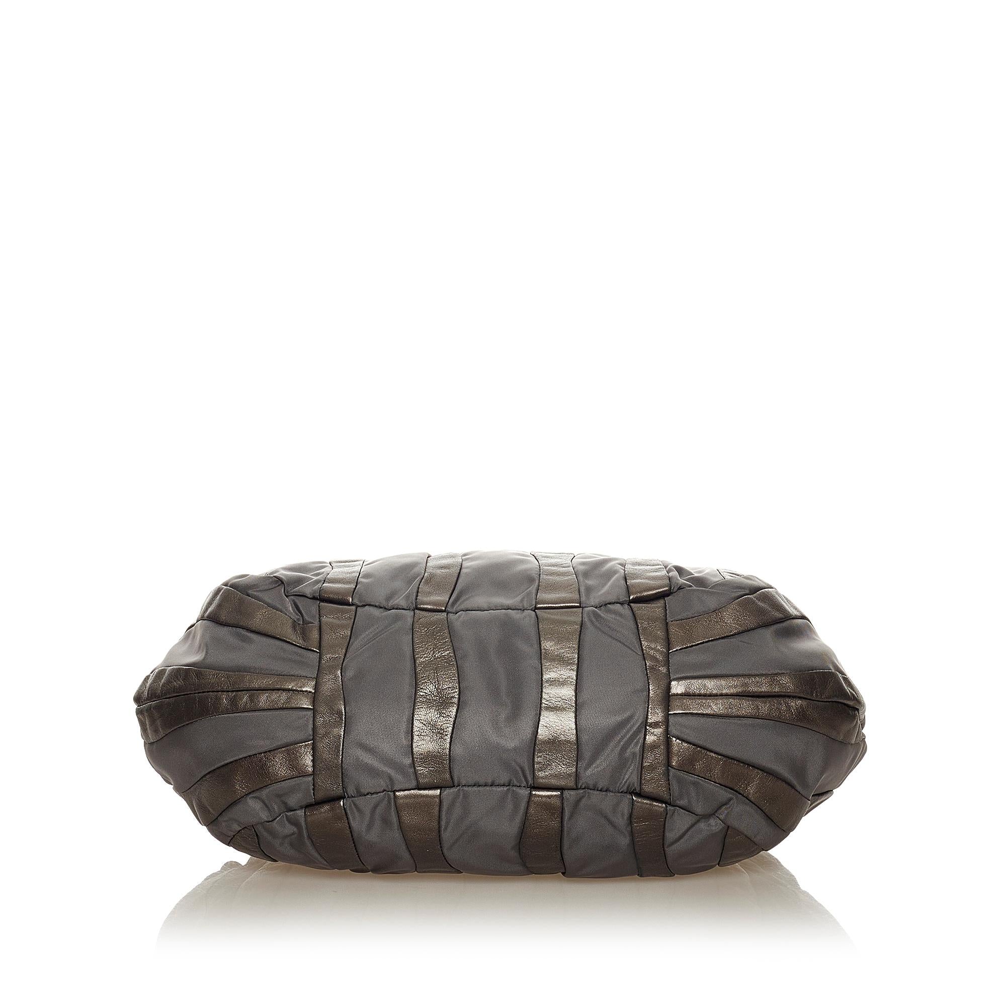Prada Tessuto Nappa Waves Hobo Bag (SHG-27221)