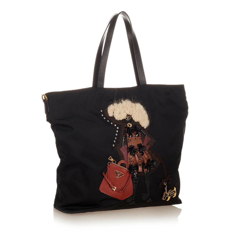 Prada Tessuto Robot Tote Bag (SHG-24393)
