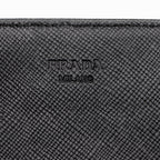 Prada Tessuto Saffiano Bifold Long Wallet (SHF-17614)
