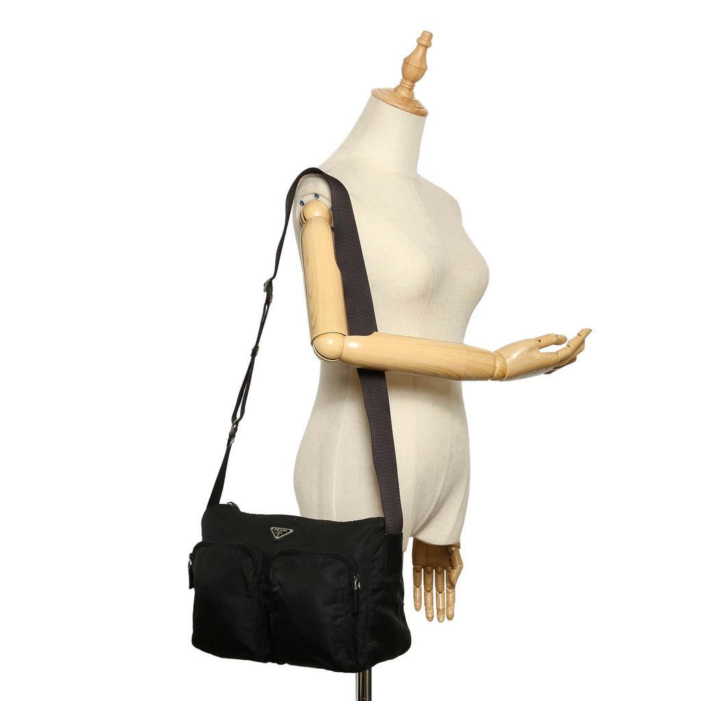 Prada Tessuto Shoulder Bag (SHG-13945)