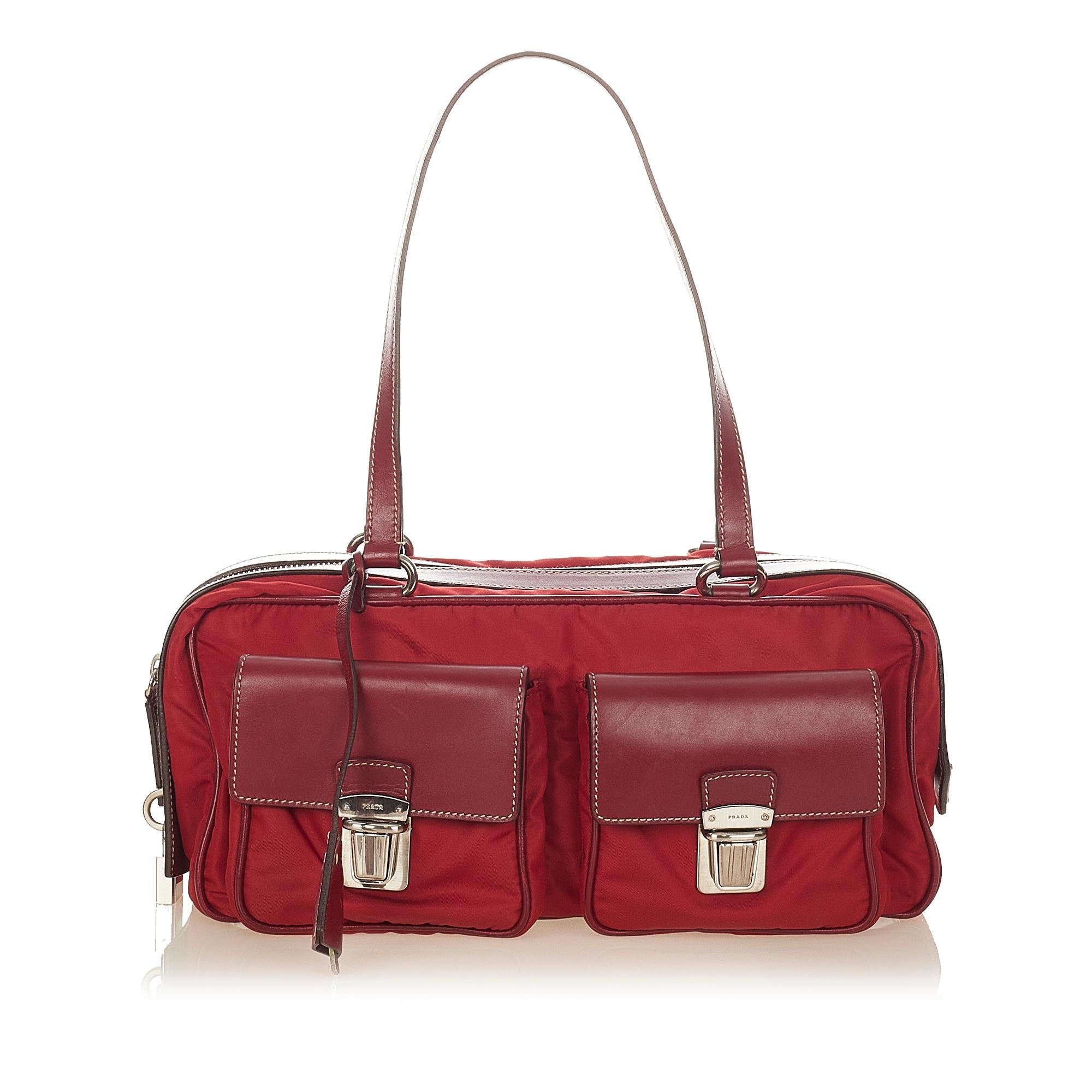 Prada Tessuto Shoulder Bag (SHG-24827)