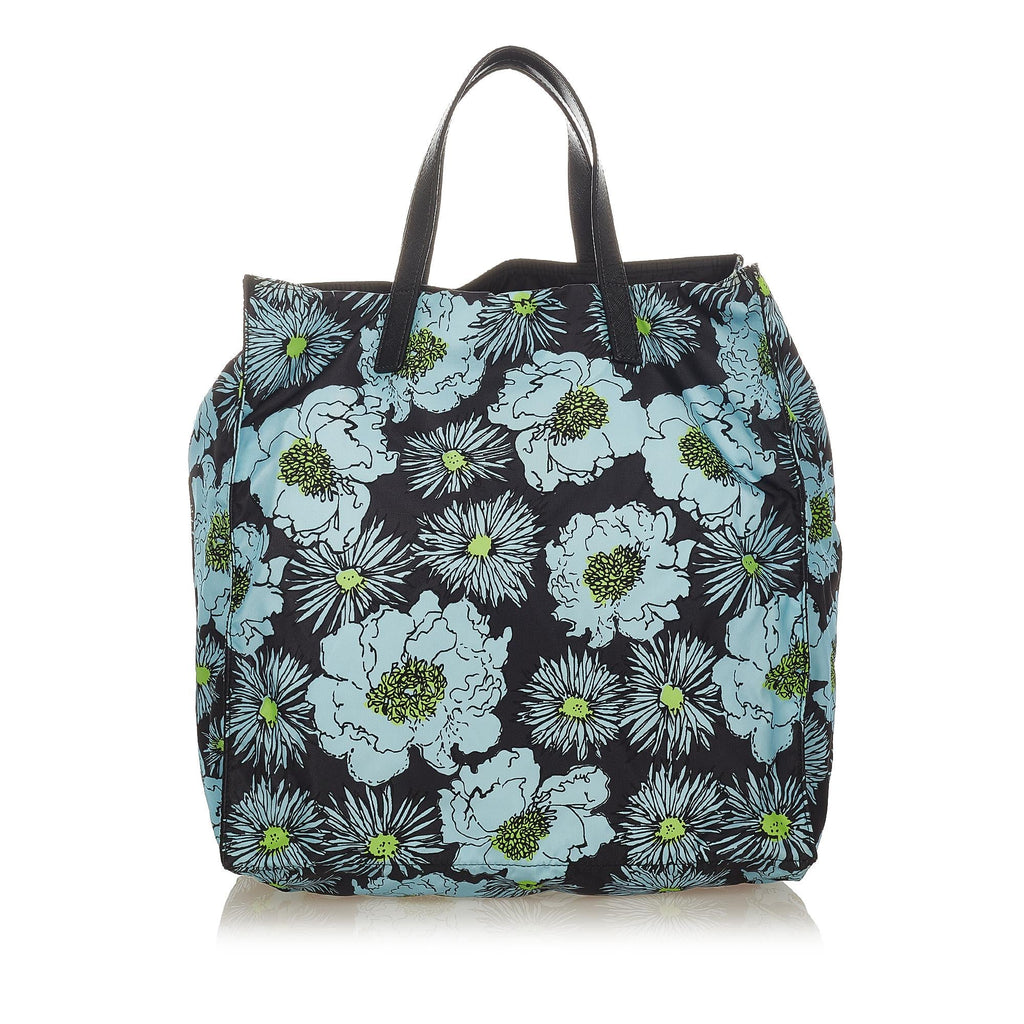 Prada Tessuto Stampato Nylon Tote Bag (SHG-26119)
