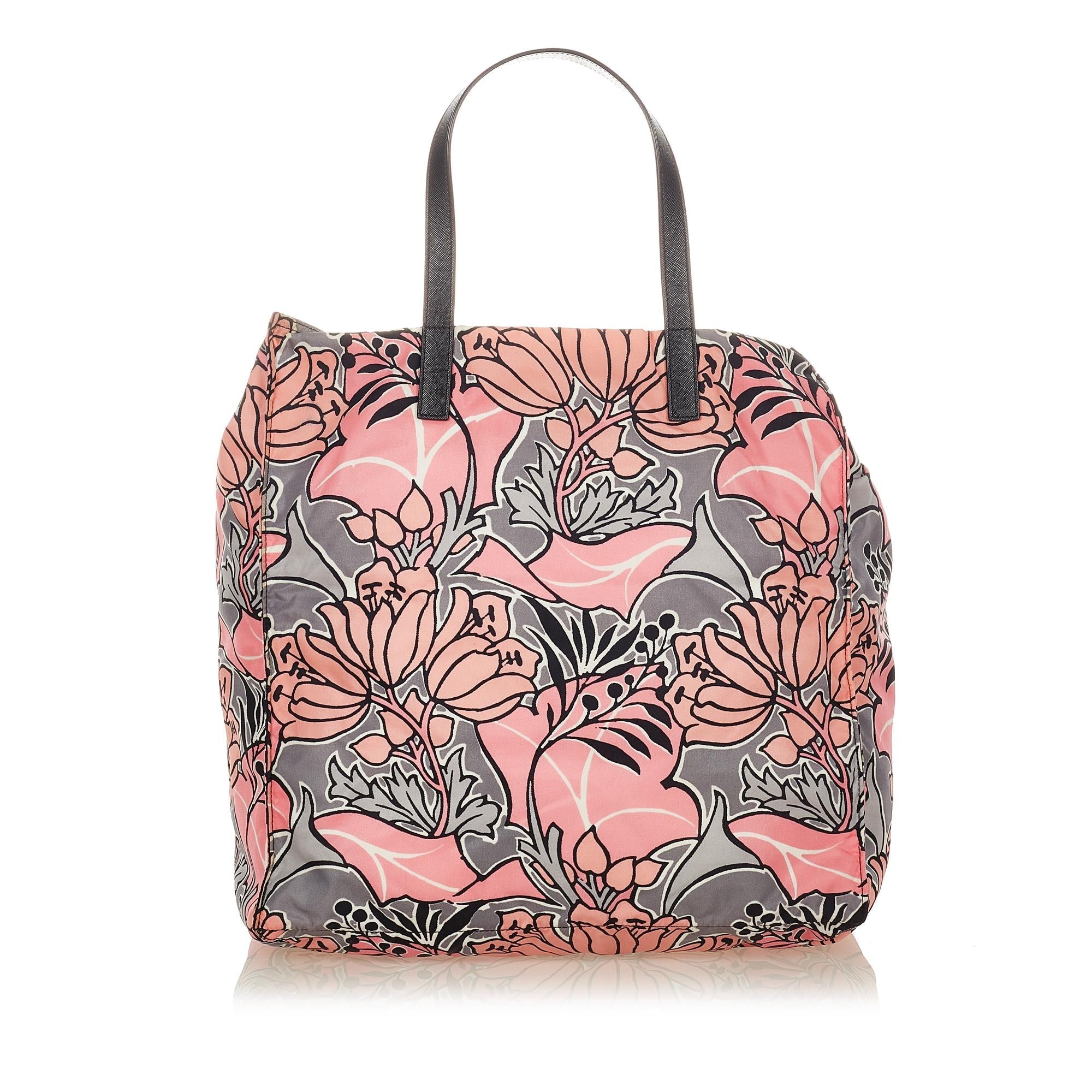 Prada Tessuto Stampato Satchel (SHG-26161)
