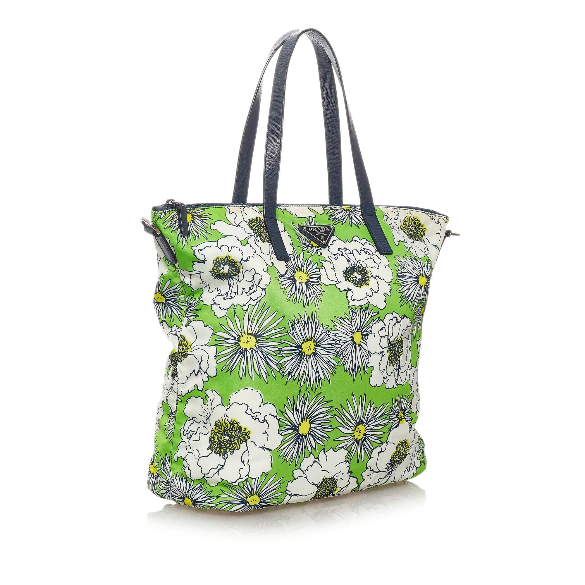 Prada Tessuto Stampato Satchel (SHG-28372)