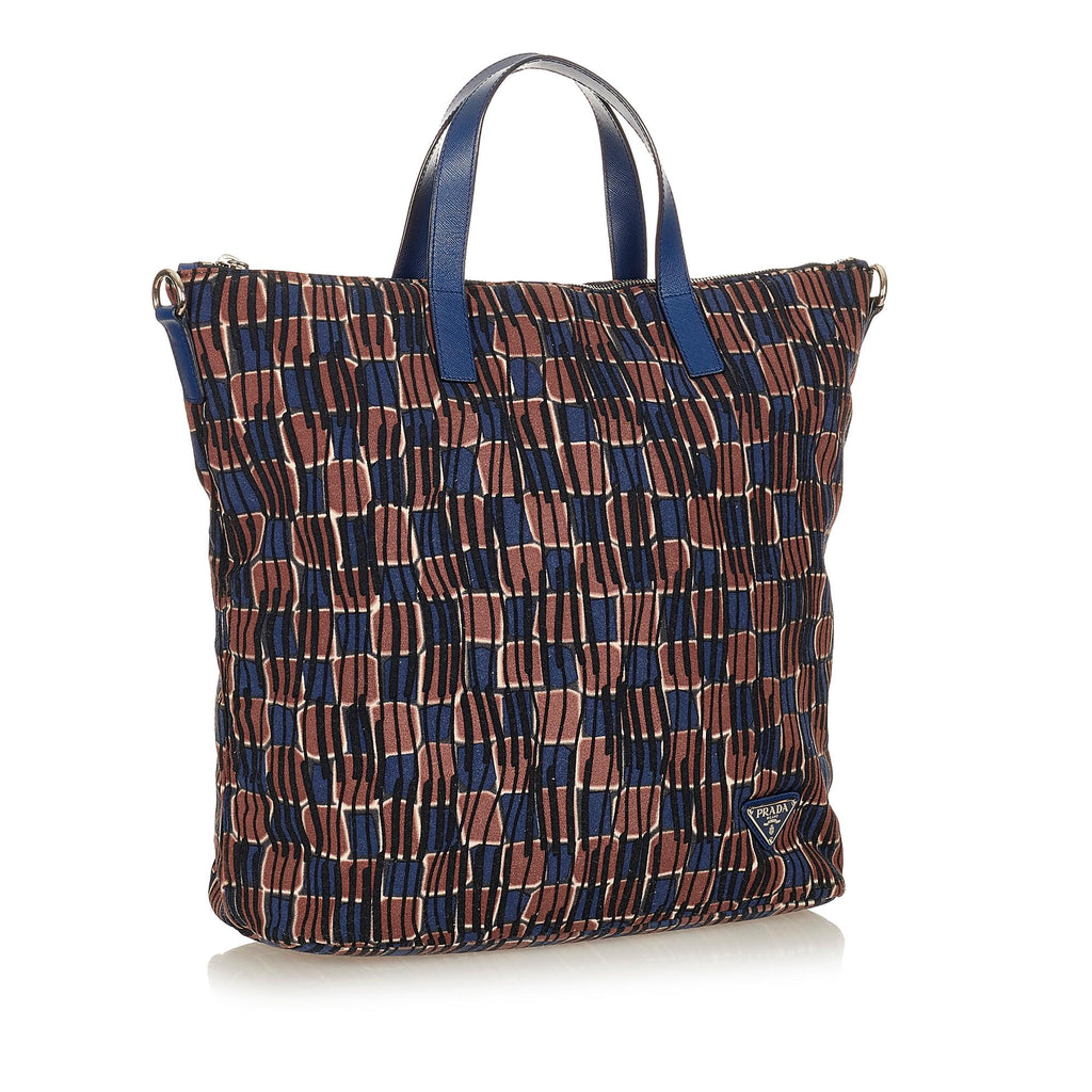 Prada Tessuto Stampato Tote Bag (SHG-26863)