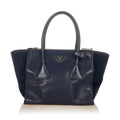 Prada Twin Pocket Leather Satchel (SHG-25676)