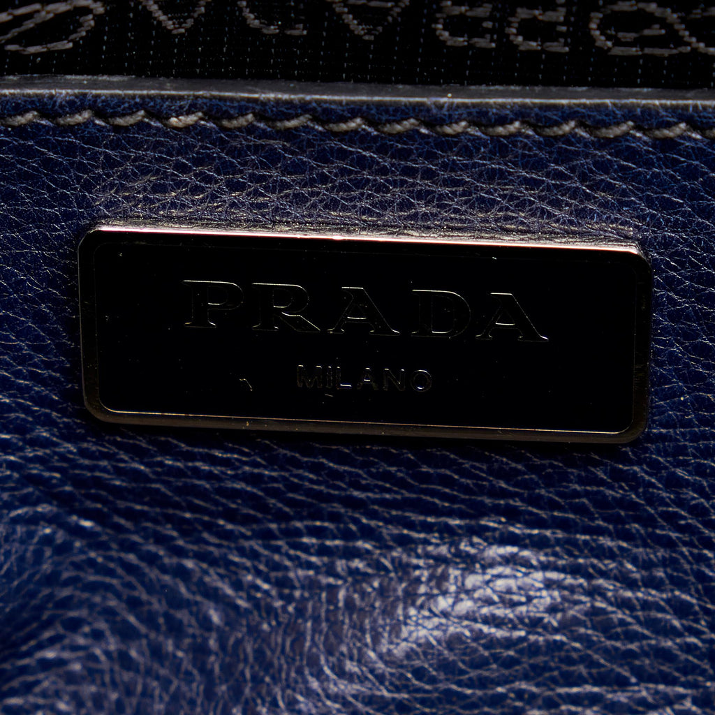 Prada Twin Pocket Leather Satchel (SHG-25676)