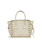 Prada Twin Pocket Leather Satchel (SHG-25708)