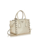 Prada Twin Pocket Leather Satchel (SHG-25708)