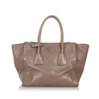 Prada Twin Pocket Leather Satchel (SHG-27027)
