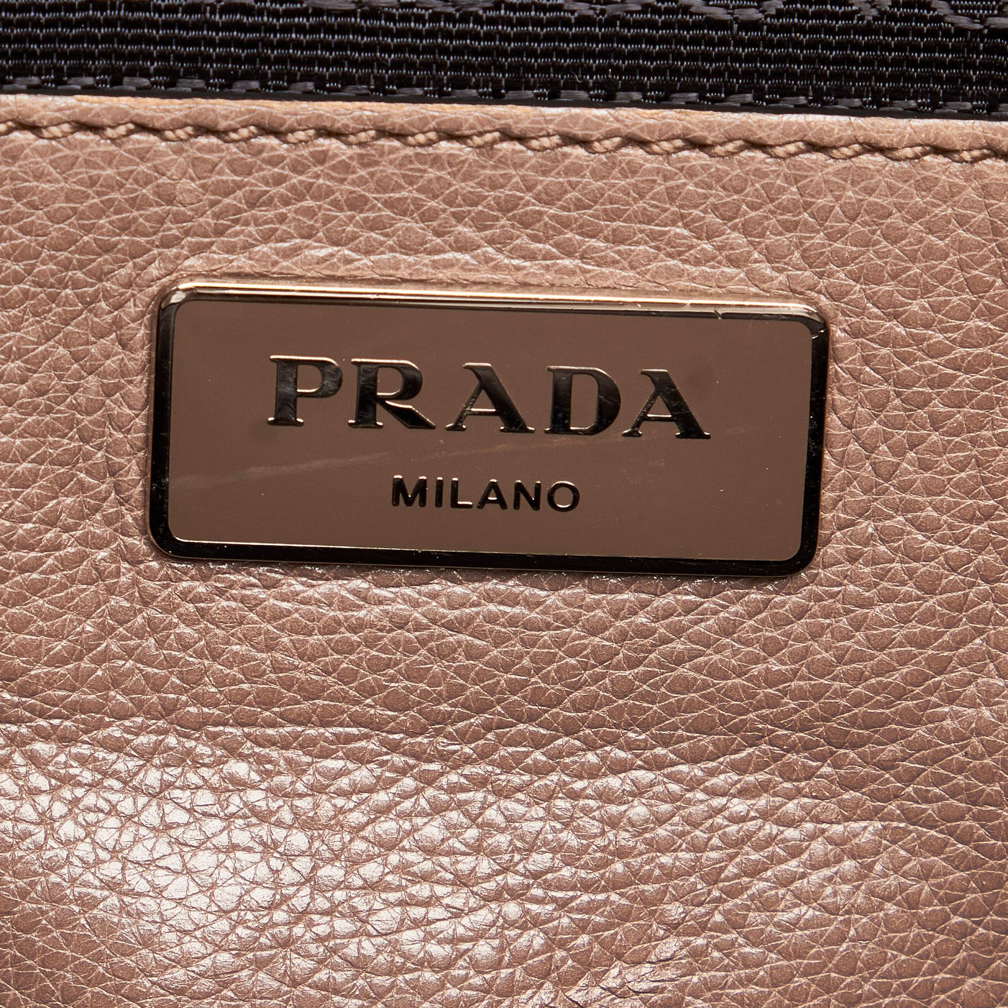 Prada Twin Pocket Leather Satchel (SHG-27027)