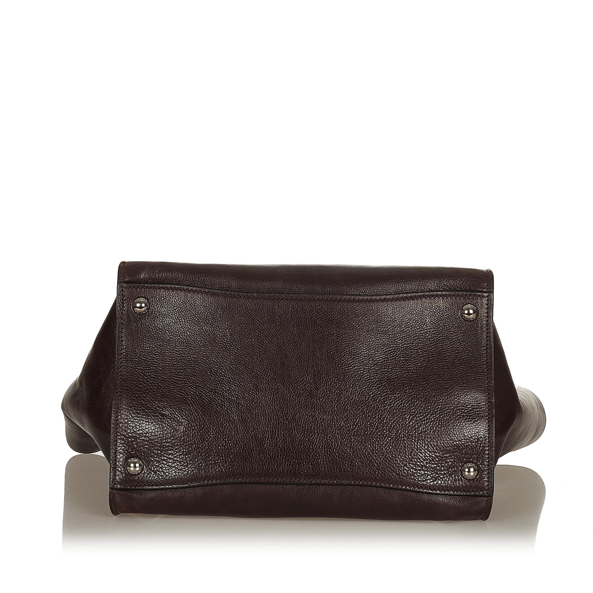 Prada Twin Pocket Leather Satchel (SHG-27087)