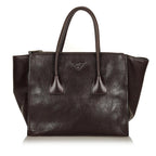 Prada Twin Pocket Leather Satchel (SHG-27087)