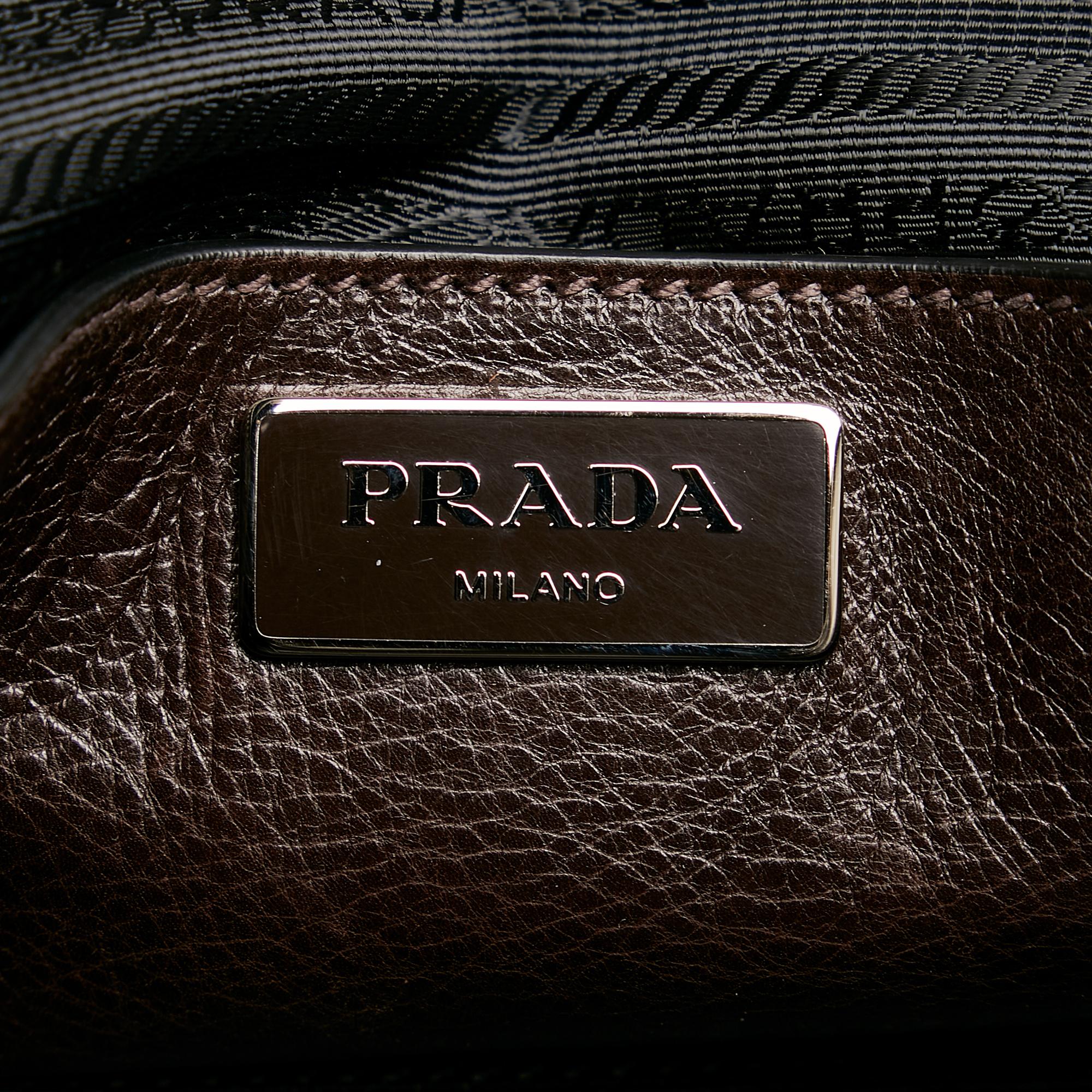 Prada Twin Pocket Leather Satchel (SHG-27087)