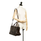 Prada Twin Pocket Leather Satchel (SHG-27087)