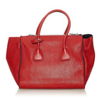 Prada Twin Pocket Leather Satchel (SHG-27421)