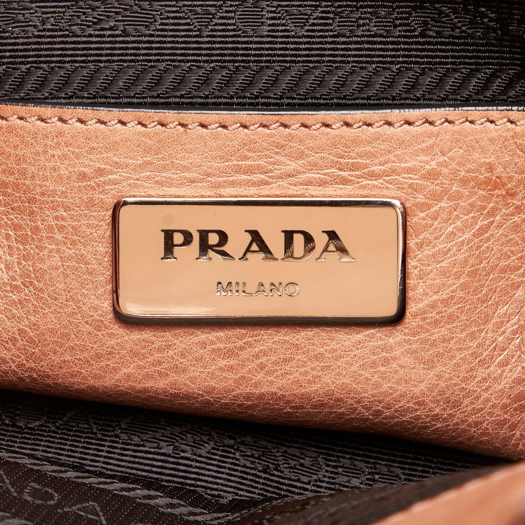 Prada Twin Pocket Leather Satchel (SHG-27501)