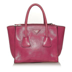 Prada Twin Pocket Leather Satchel (SHG-28484)