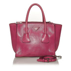 Prada Twin Pocket Leather Satchel (SHG-28484)