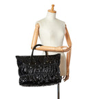 Prada Vernice Gaufre Tote Bag (SHG-26260)
