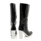 Prada Vernice Sport Tall Boots - Size 6.5 / 36.5