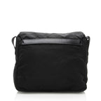 Prada Vintage Tessuto Buckle Messenger Bag (SHF-17211)