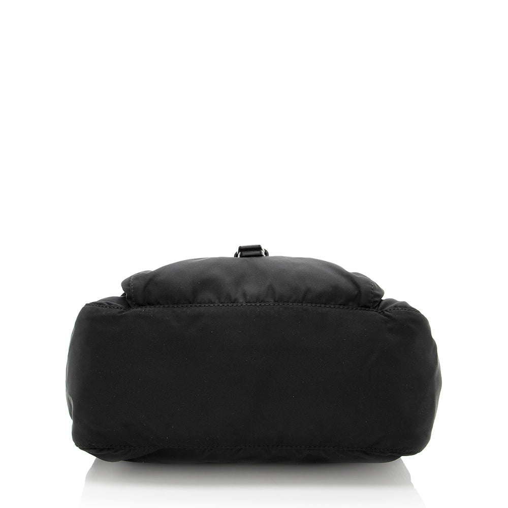 Prada Vintage Tessuto Buckle Messenger Bag (SHF-17211)