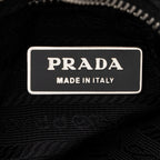 Prada Vintage Tessuto Buckle Messenger Bag (SHF-17211)