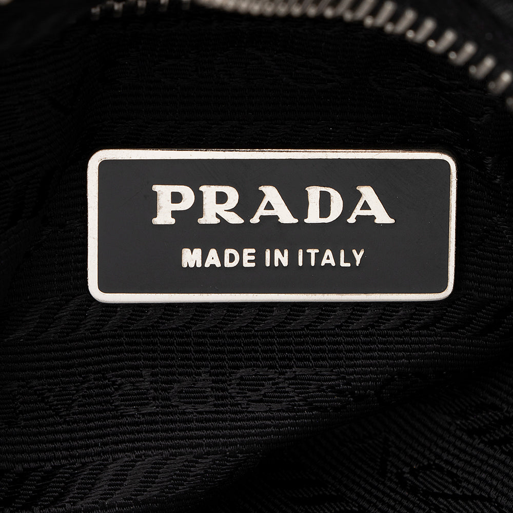 Prada Vintage Tessuto Buckle Messenger Bag (SHF-17211)
