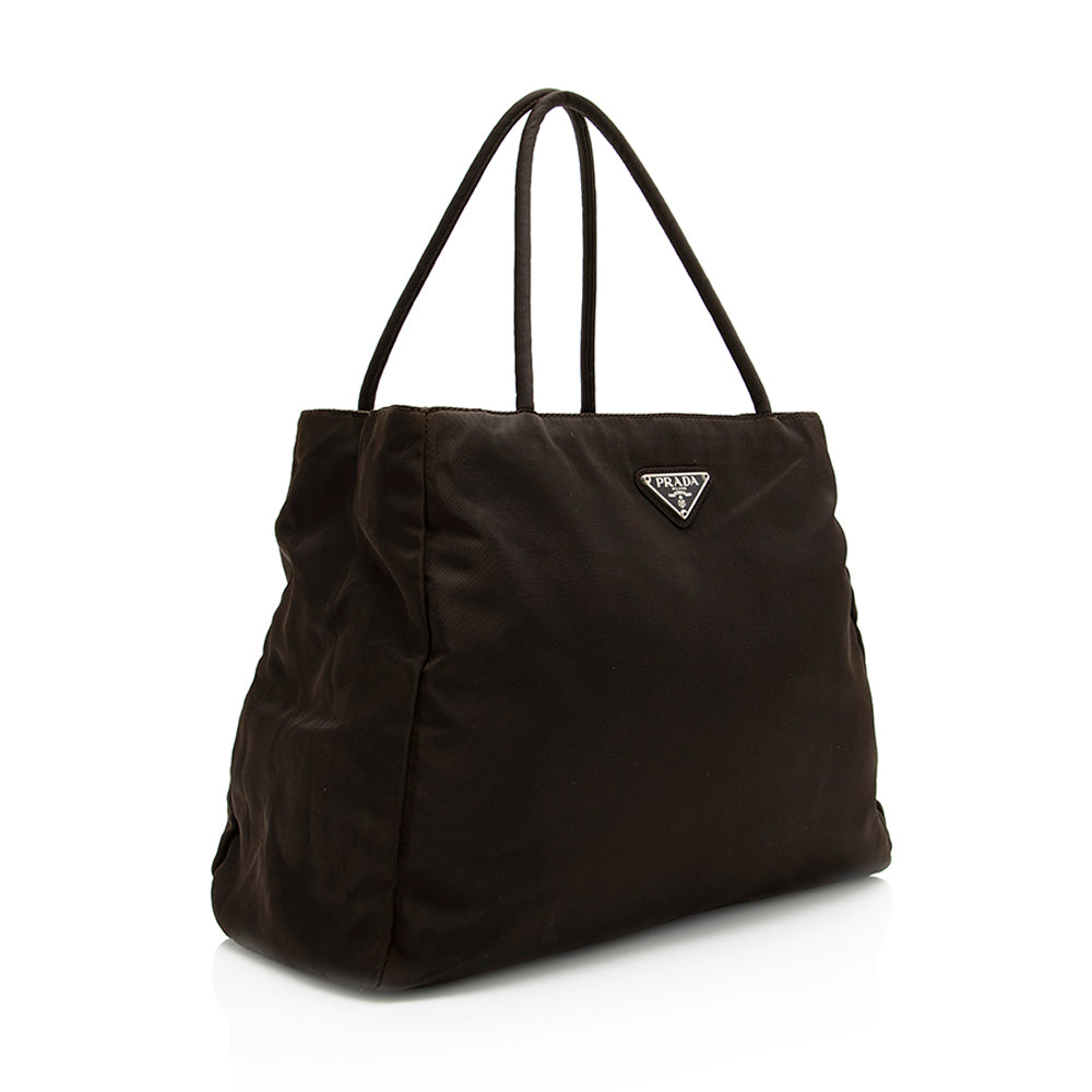 Prada Vintage Tessuto City Tote (SHF-18355)