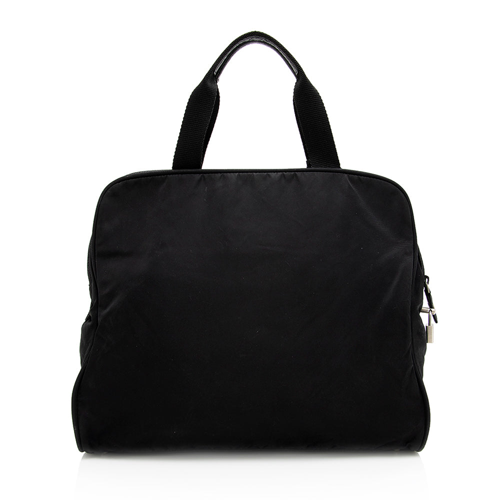 Prada Vintage Tessuto Satchel (SHF-18500)