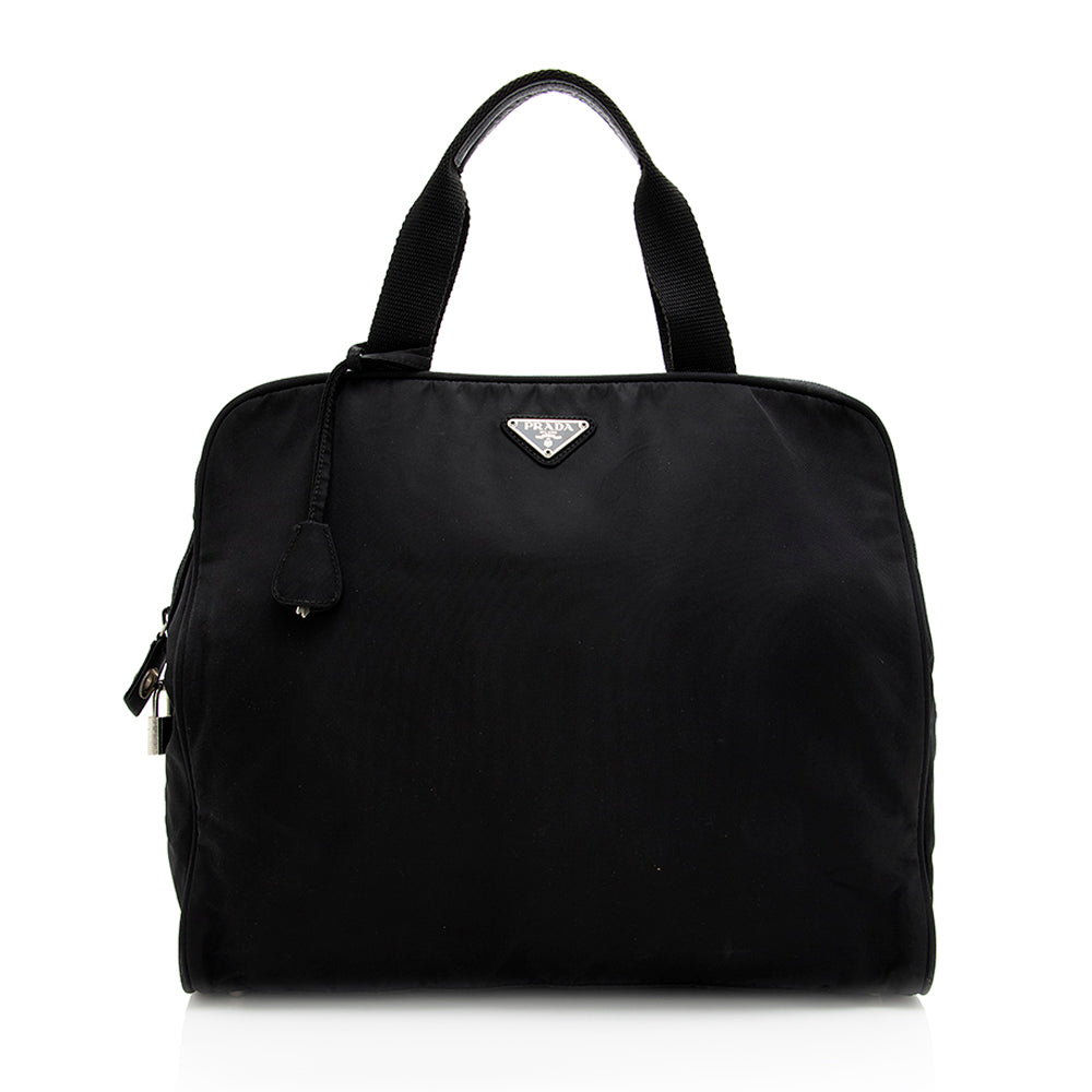 Prada Vintage Tessuto Satchel (SHF-18500)