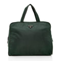 Prada Vintage Tessuto Zip Satchel (SHF-18039)