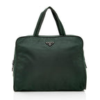 Prada Vintage Tessuto Zip Satchel (SHF-18039)