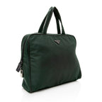 Prada Vintage Tessuto Zip Satchel (SHF-18039)