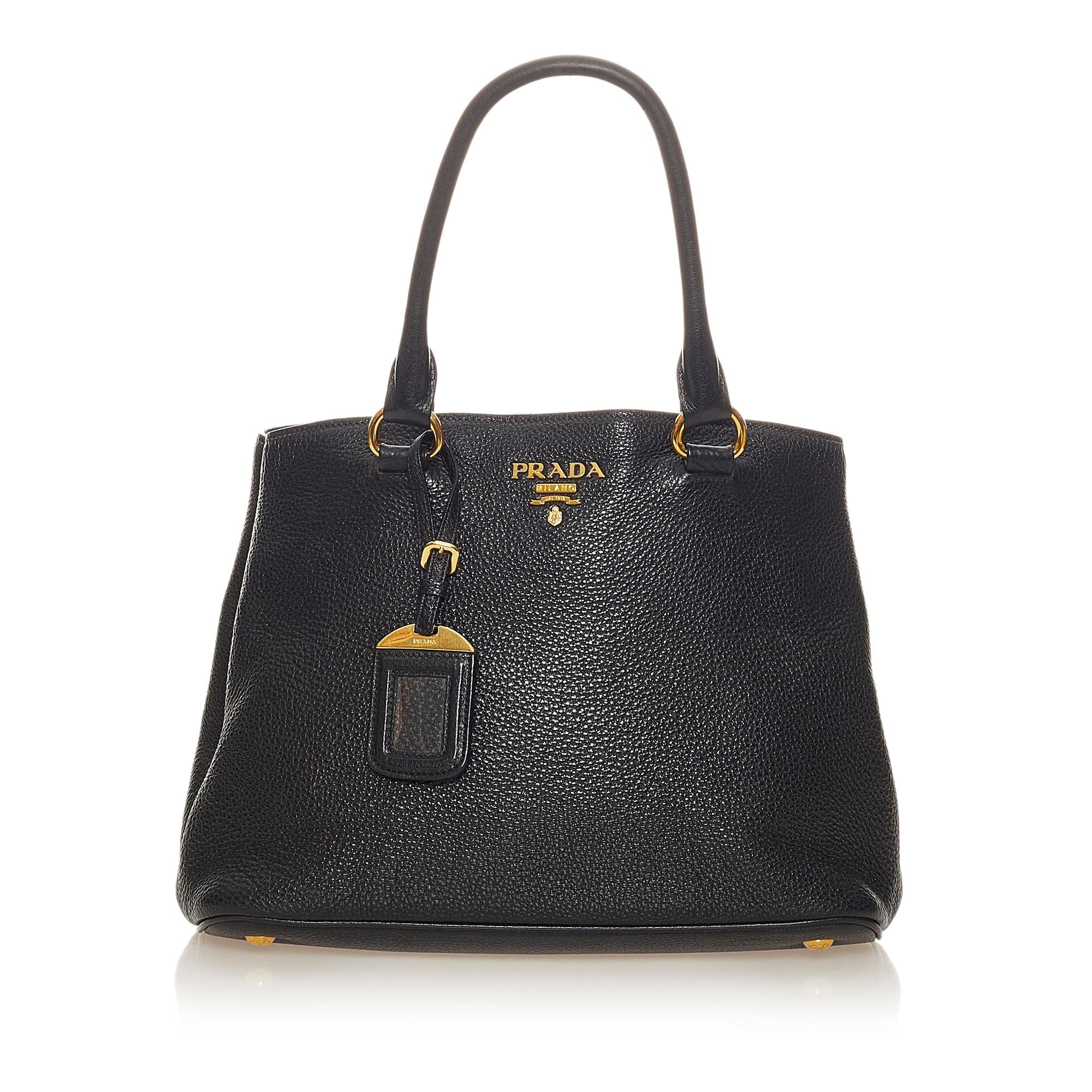 Prada Vitello Daino Handbag (SHG-27239)