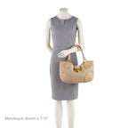 Prada Vitello Daino Leather Pushlock Tote (SHF-16679)