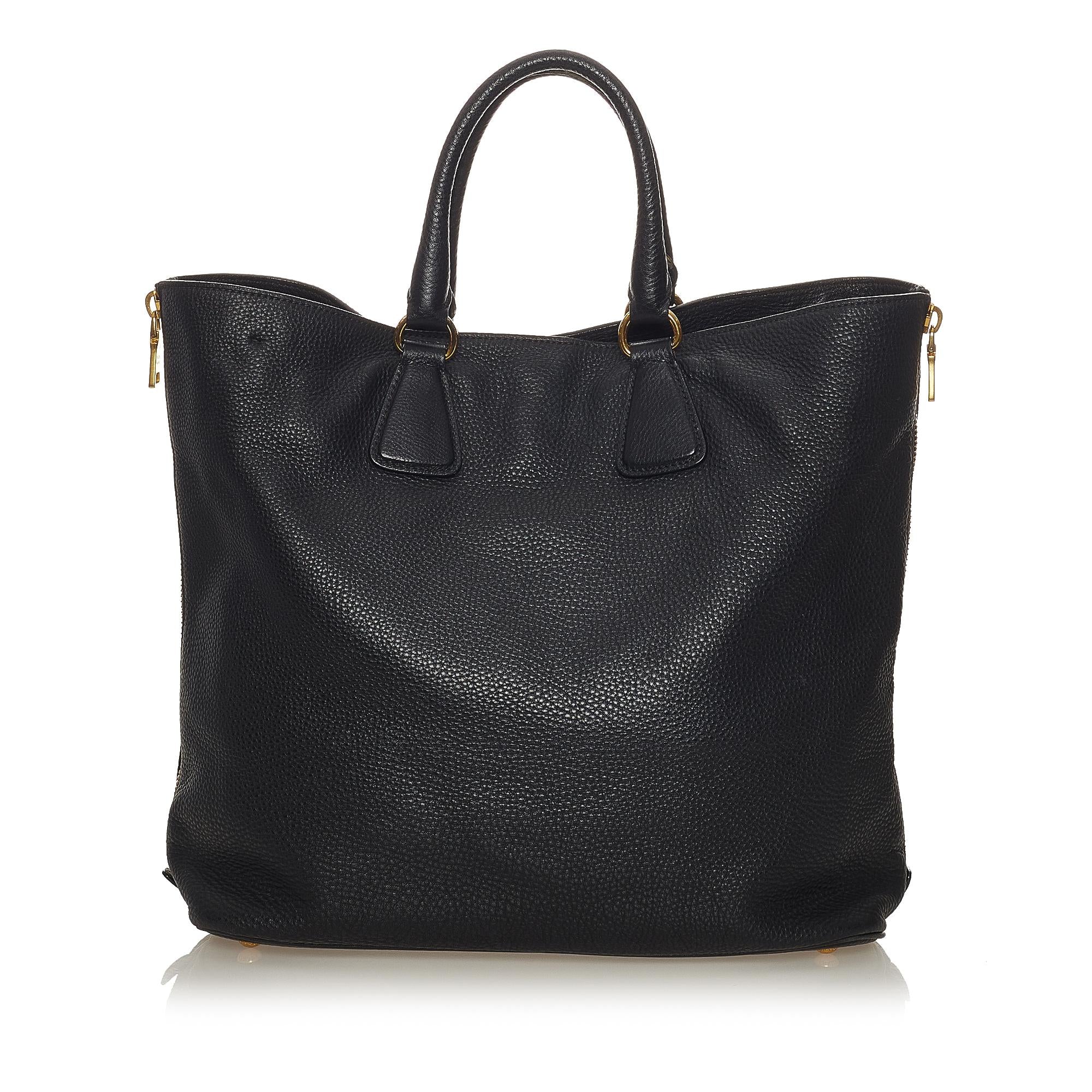 Prada Vitello Daino Leather Satchel (SHG-28035)