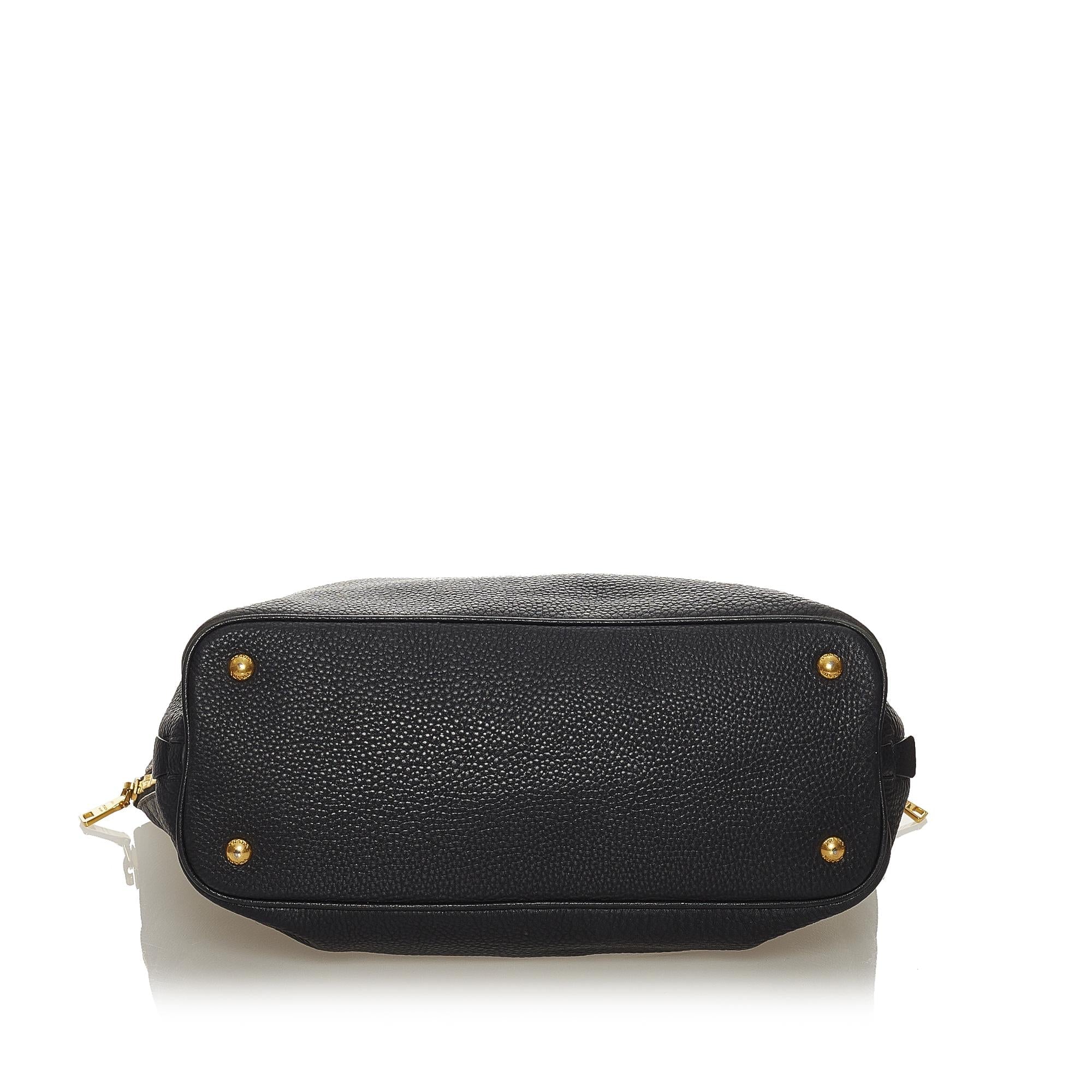Prada Vitello Daino Leather Satchel (SHG-28035)