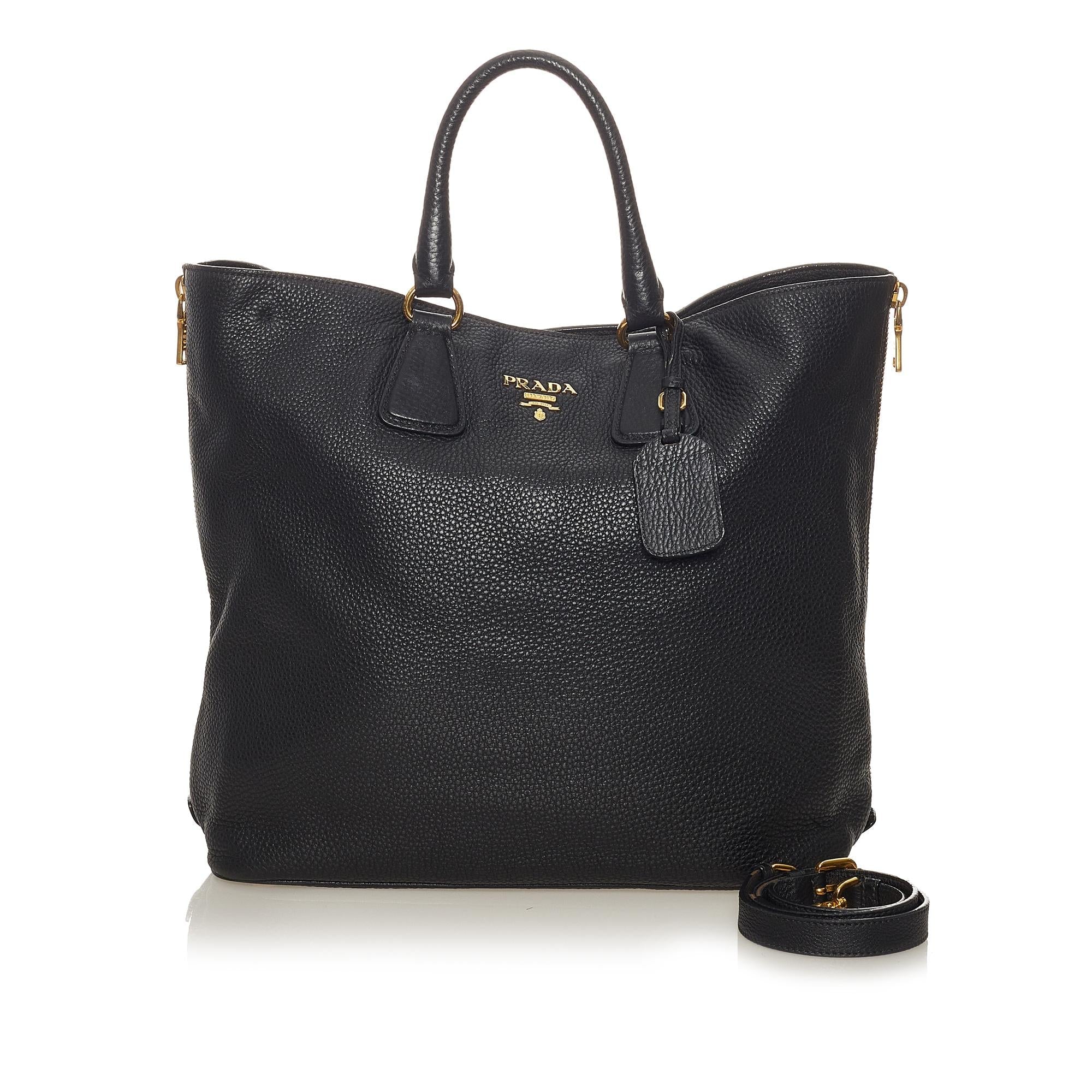 Prada Vitello Daino Leather Satchel (SHG-28035)