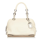 Prada Vitello Daino Logo Handbag (SHG-24212)
