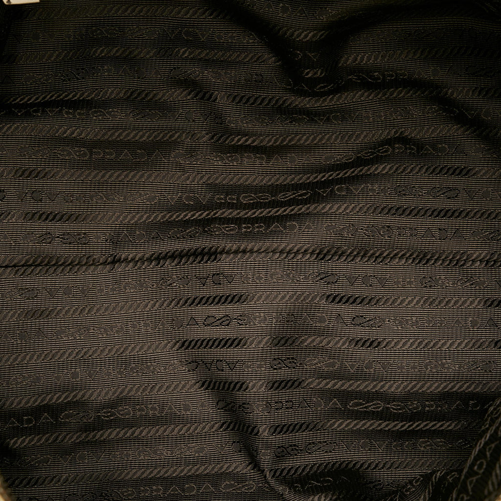 Prada Vitello Daino Logo Handbag (SHG-24212)