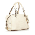 Prada Vitello Daino Logo Handbag (SHG-24212)