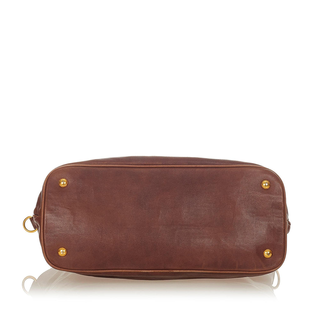 Prada Vitello Daino Satchel (SHG-26263)