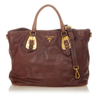 Prada Vitello Daino Satchel (SHG-26263)