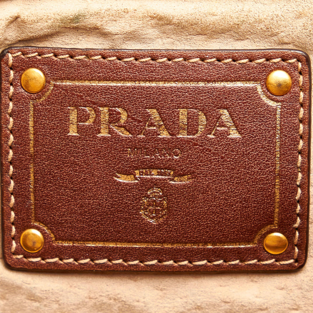 Prada Vitello Daino Satchel (SHG-26263)